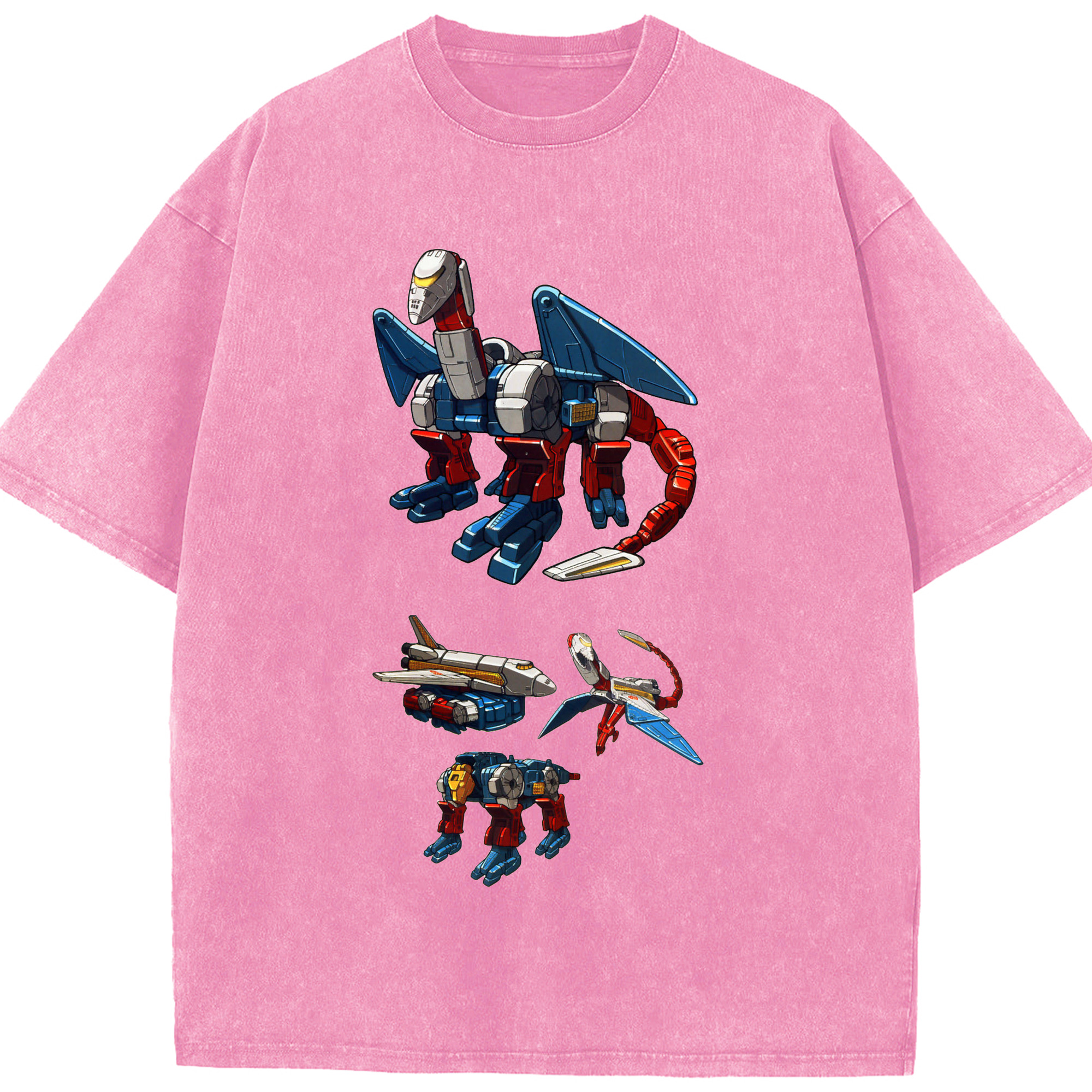 （画像用）  綿100% ヴィンテージ風 半袖Tシャツ（フロントプリント）